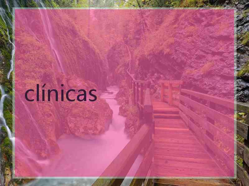 clínicas