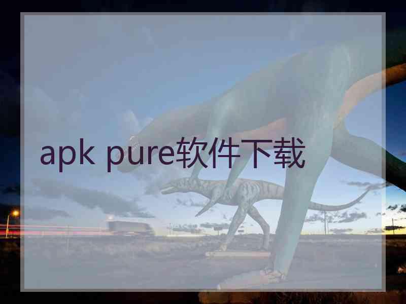 apk pure软件下载