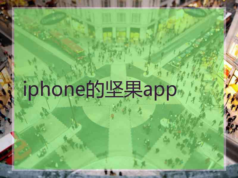 iphone的坚果app