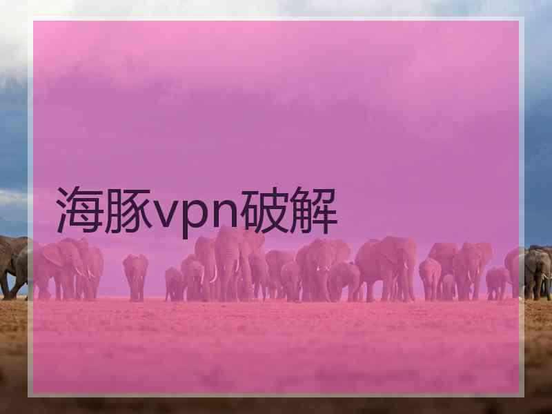 海豚vpn破解